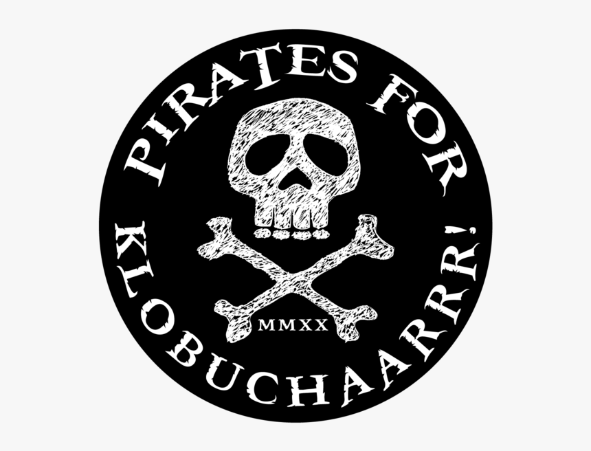 Pirates For Klobuchaarrr Button Gone - Emblem, HD Png Download
