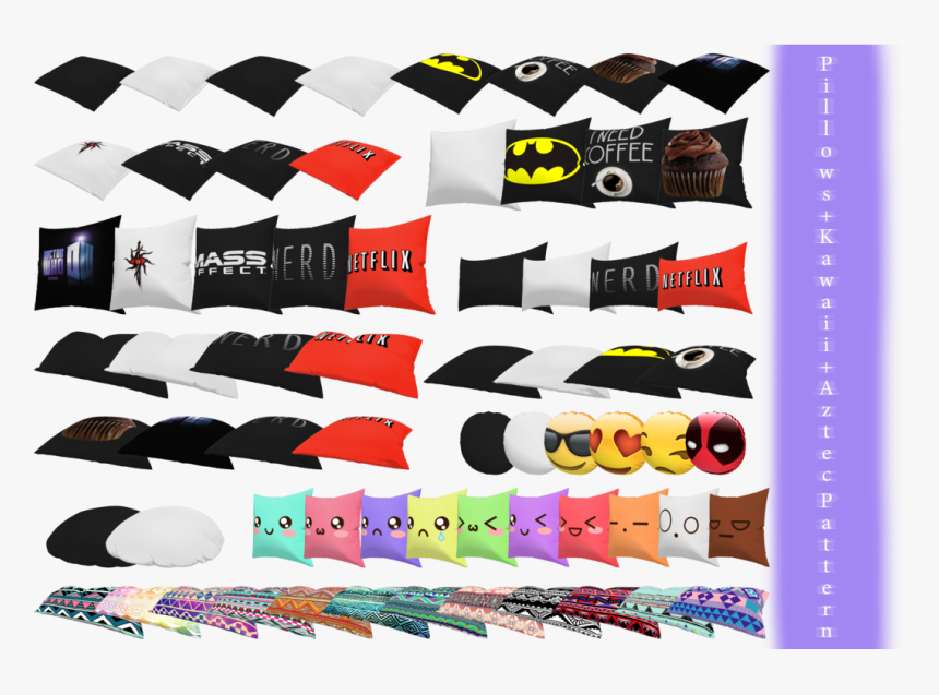 Transparent Pillow Clipart Png - Mmd Pillow Dl, Png Download