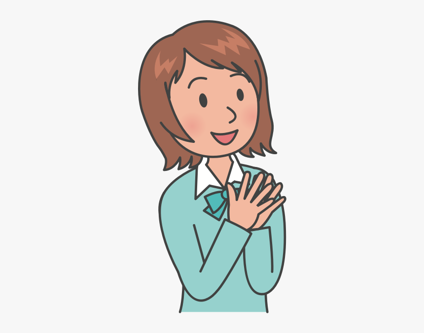 Female Pupil - Cartoon, HD Png Download