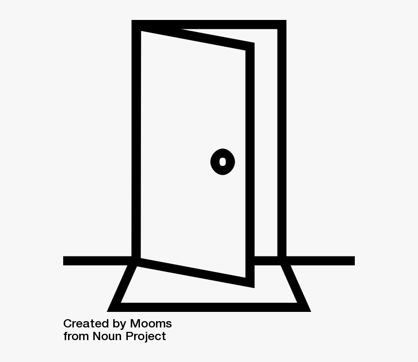 Icon Of An Open Door - Parallel, HD Png Download