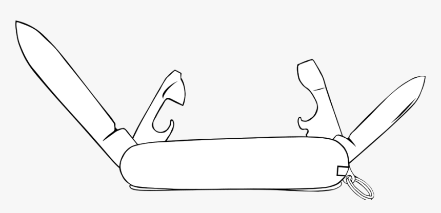 Swiss Army Knife Svg Clip Arts - Swiss Army Knife Vector Png, Transparent Png