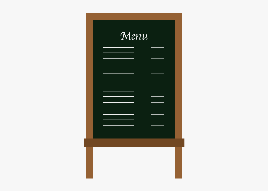 Cafe Blackboard Cartoon, HD Png Download