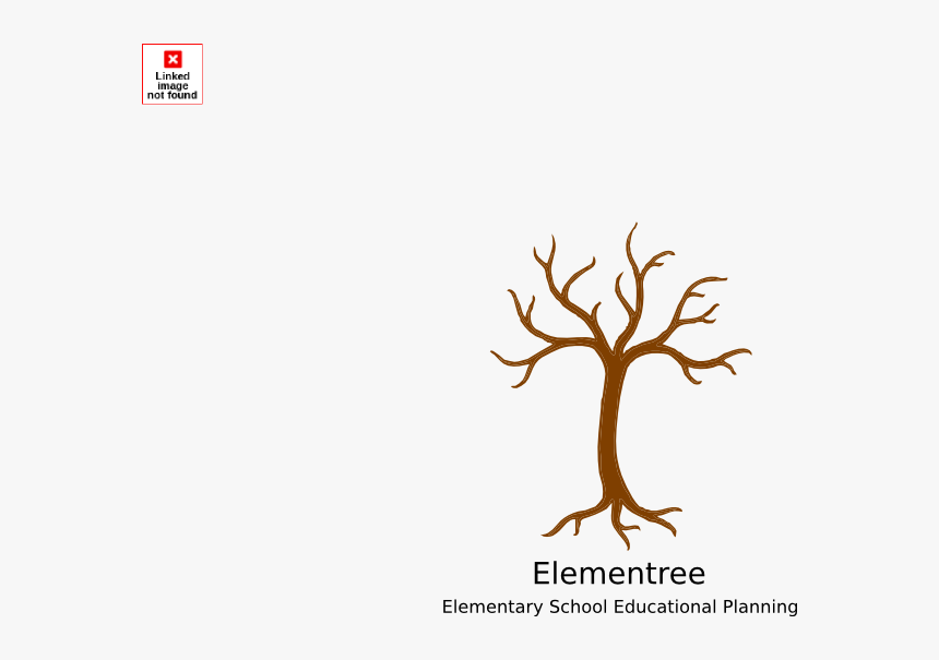 Bare Tree Branch Silhouette Clipart , Png Download - Tree With A Tire Swing, Transparent Png