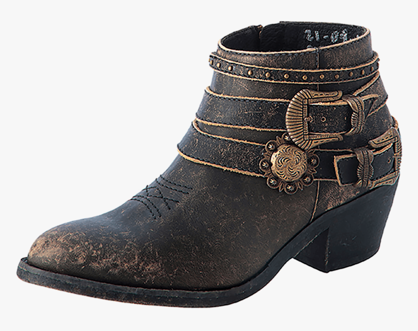 Circle G Distressed Multi-strap Shortie - Work Boots, HD Png Download