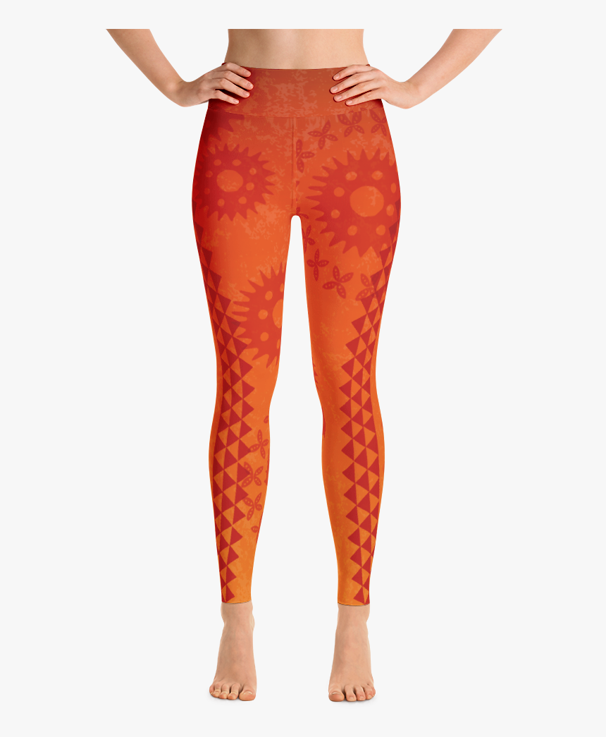 Yoga Leggings - Kapa - Lava Flow - Cute Halloween Leggings, HD Png Download