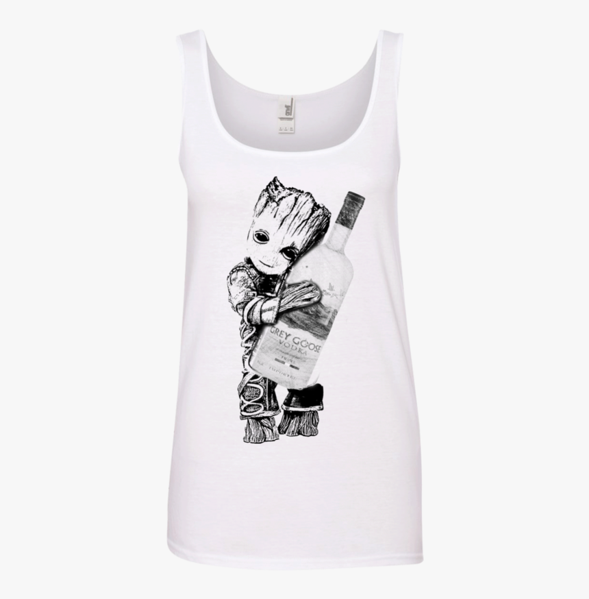 Baby Groot With Whiskey, HD Png Download