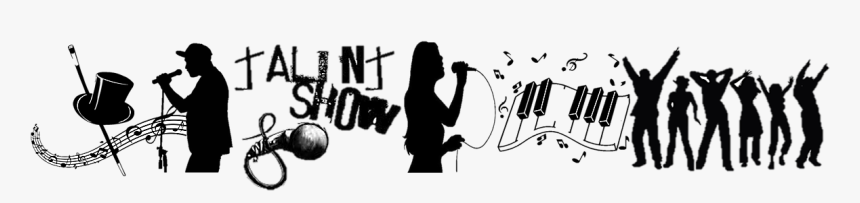 Talent Show Black And White, HD Png Download