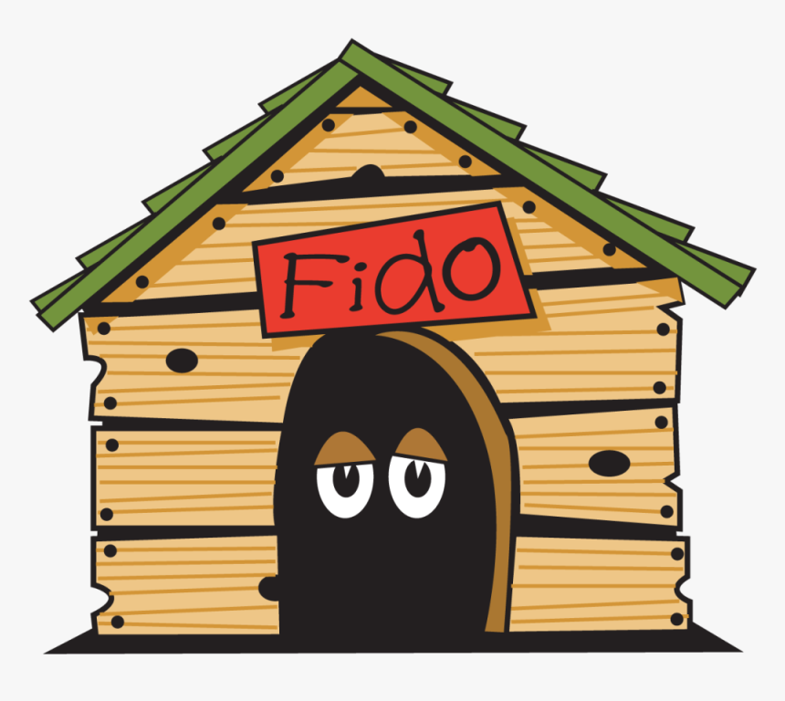 Hiding Dog Cliparts - Doghouse Clipart, HD Png Download