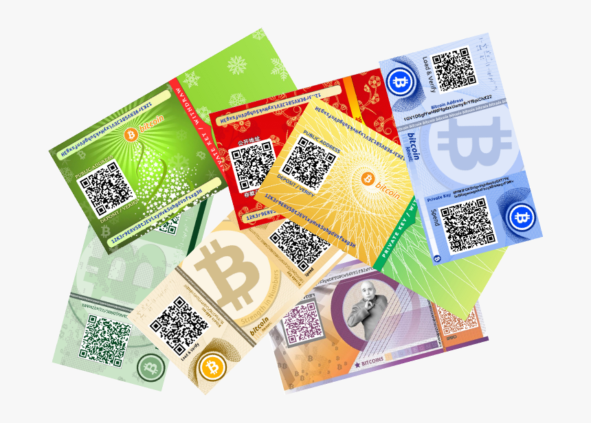 Bitcoin Cash Paper Wallet, HD Png Download