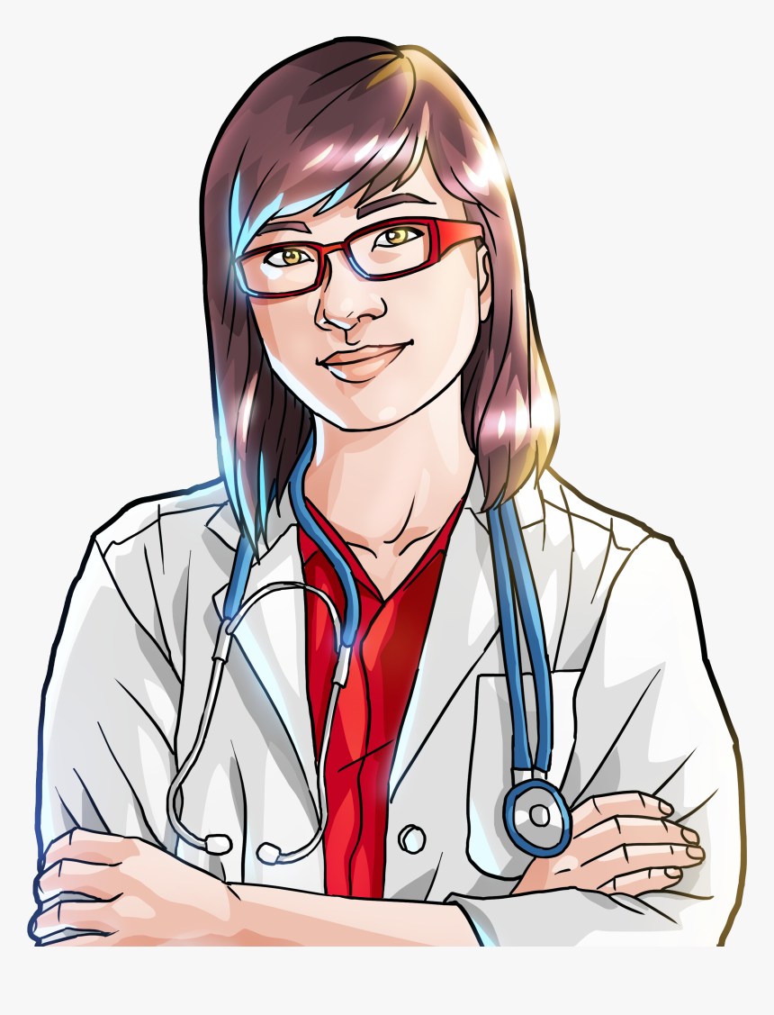 Asian Female Doctor, HD Png Download