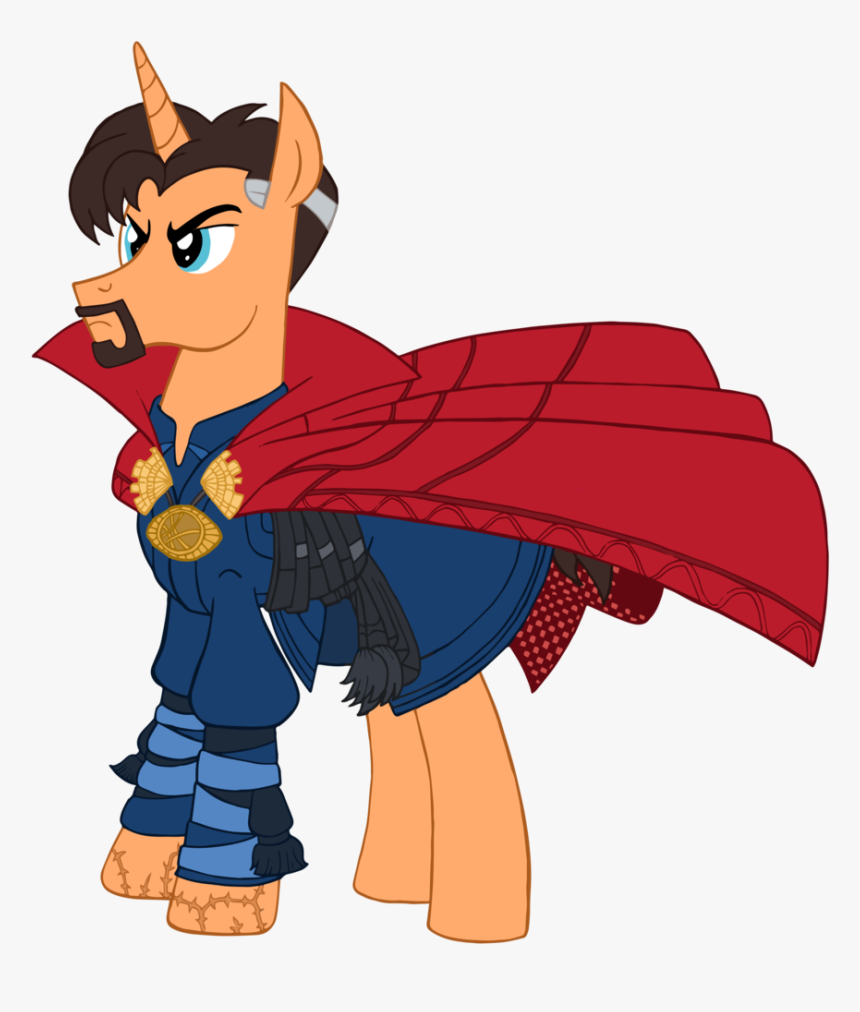 Clipart Transparent Artist Edcom Jmkplover Cloak Of - Doctor Strange As A Pony, HD Png Download