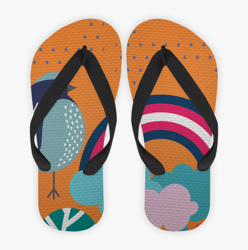 Chinelo Passarinho De Karla Swedenna - Flip-flops, HD Png Download
