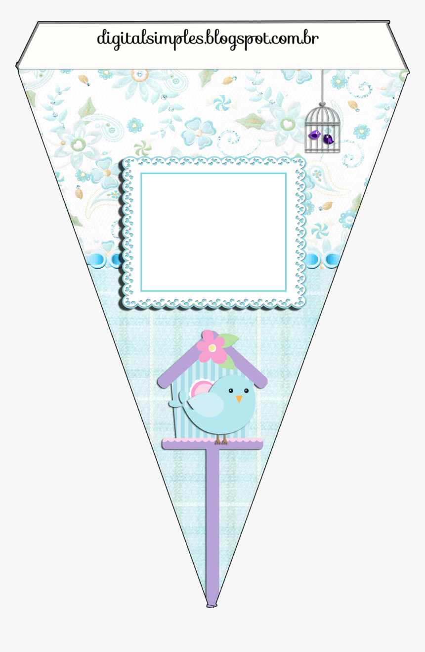 Pennant Clipart Banting - Varalzinho Corujinha Azul, HD Png Download