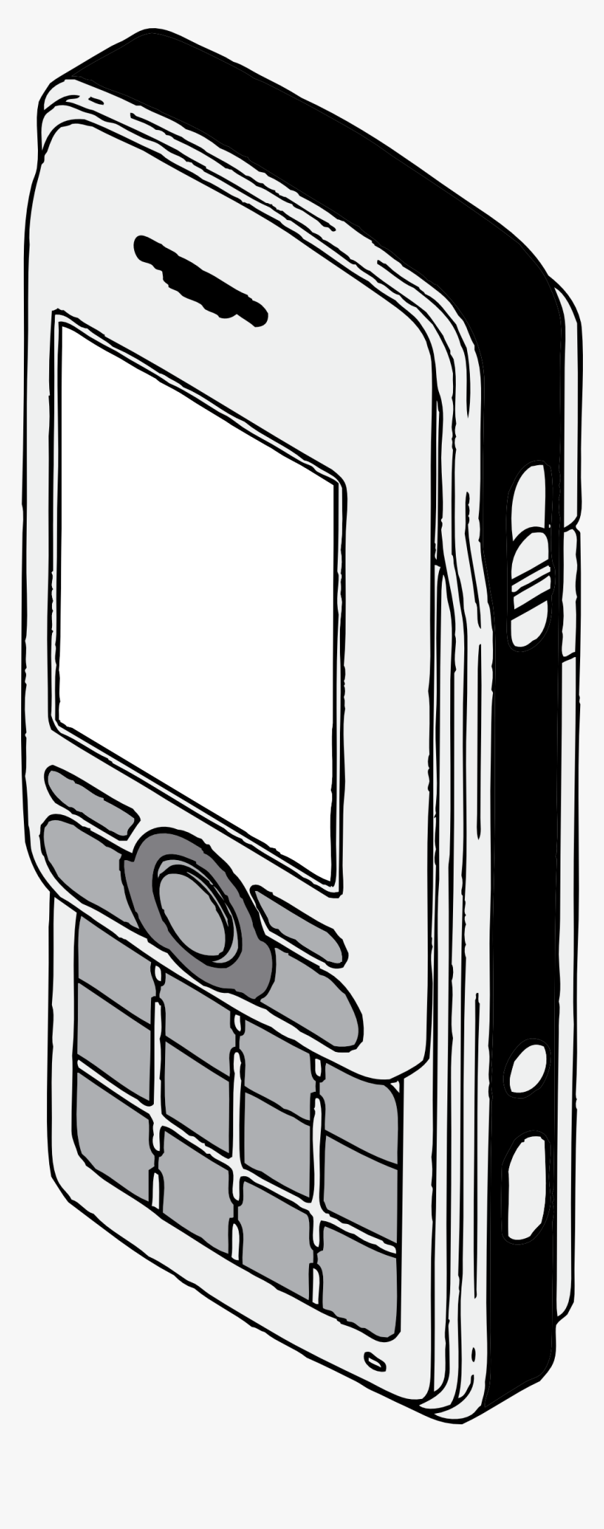 Cell Phone Retro, HD Png Download