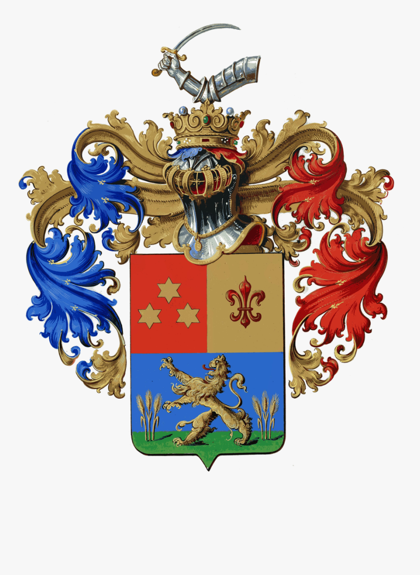 Charles De Kunffy Family Crest - Crest, HD Png Download