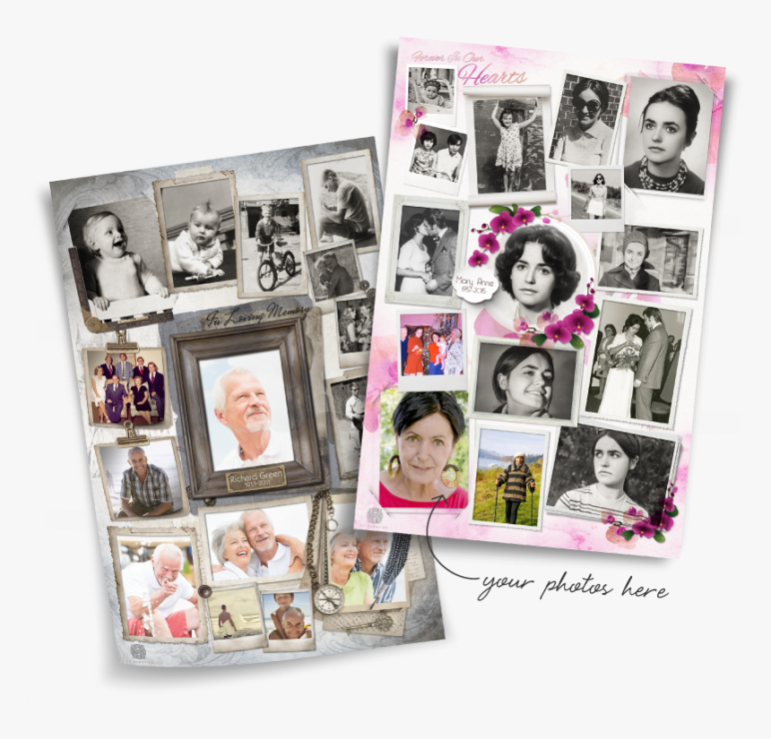 Clip Art Personalized Stunning Memorial Photo - Memorial Collages, HD Png Download