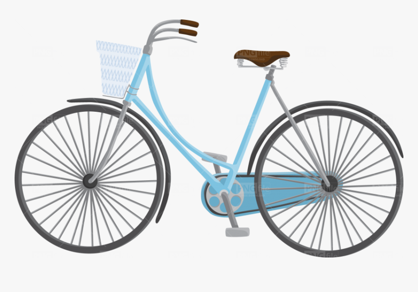 Bike Tire With Spokes, HD Png Download