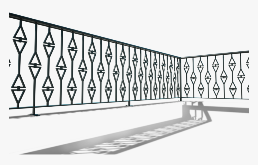 Guard Rail , Png Download - Plain Wrought Iron Railings, Transparent Png