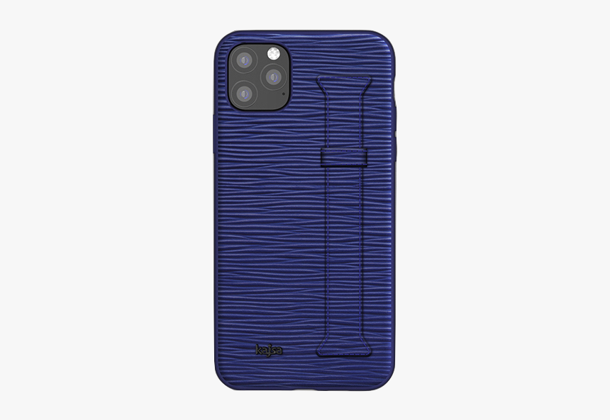 Genuine Leather Wave Pattern Hand Strap Back Case For - Mobile Phone Case, HD Png Download