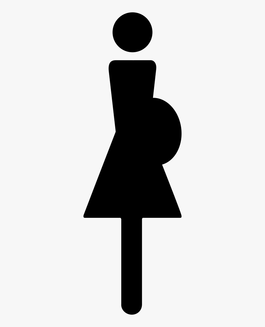 Pregnant Woman Silhouette, HD Png Download