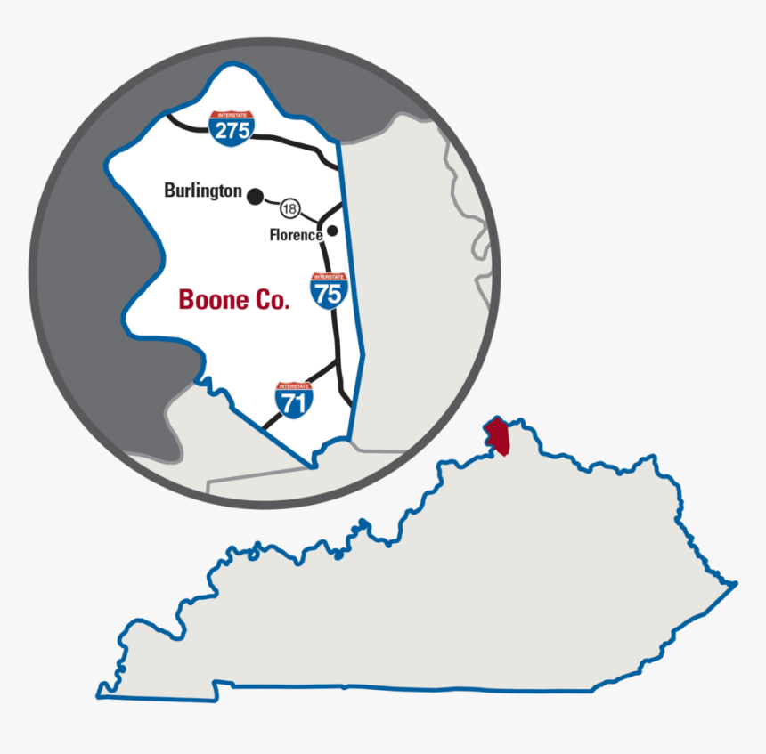 Boone Co Map 1500 - Map, HD Png Download