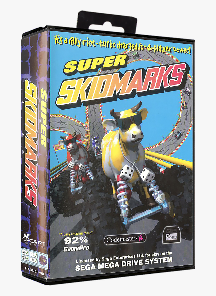 Transparent Skid Marks Png - Super Skidmarks Mega Drive, Png Download