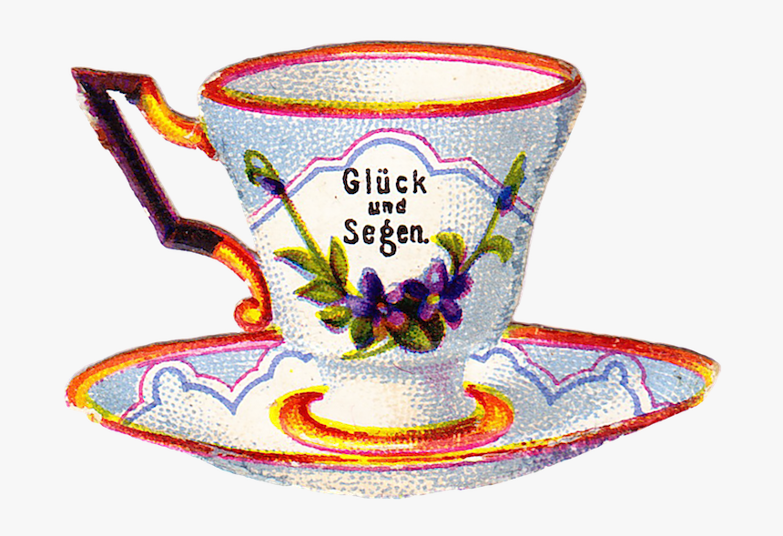 Transparent Vintage Tea Cup Png - Teacup, Png Download