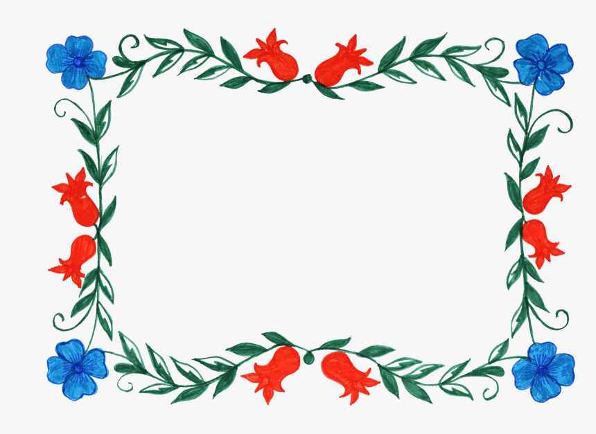 Get Transparent Background Flower Frame Png Pics