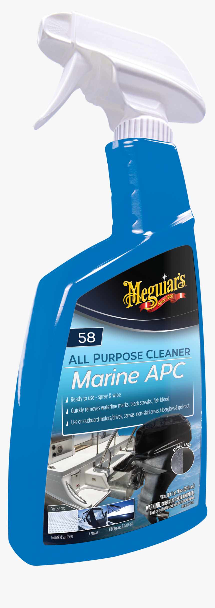 Meguiar S® Marine All Purpose Cleaner, 26 Oz - Meguiar's Vinyl Top Cleaner, HD Png Download