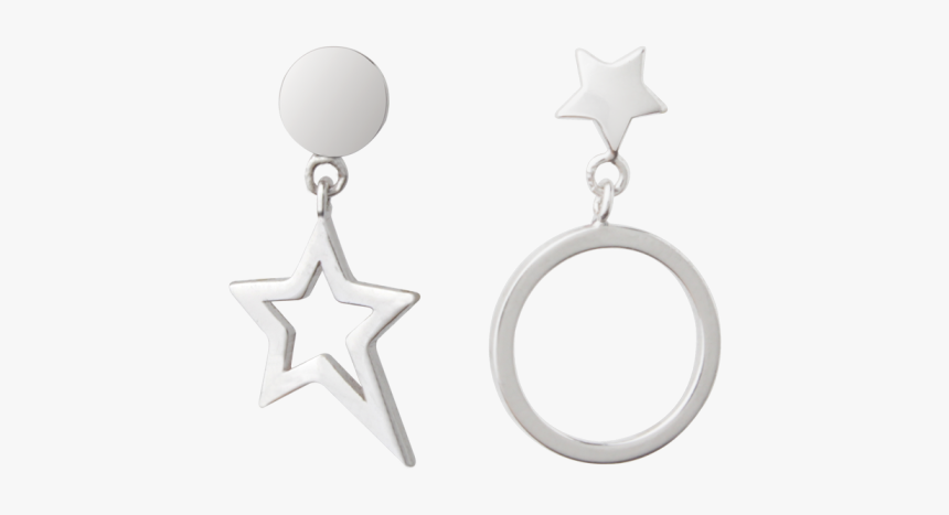 Luo Linglong S925 Sterling Silver Moon Earring Women - Earrings, HD Png Download