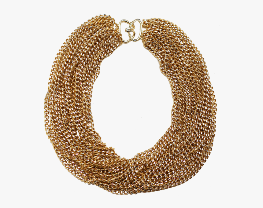 Gold Chain Necklace - Gold, HD Png Download