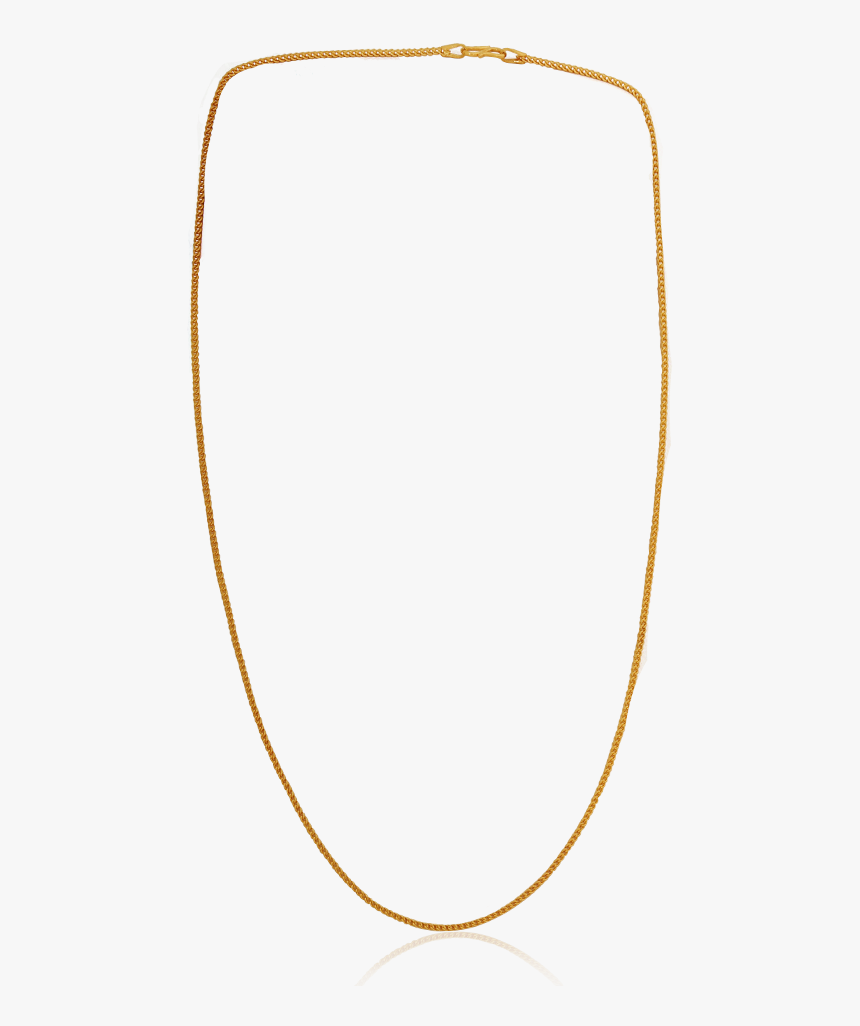Pretty Braided Gold Chain - Circle, HD Png Download