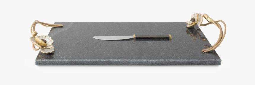 Michael Aram Anemone Large Cheese Board With Knife, HD Png Download