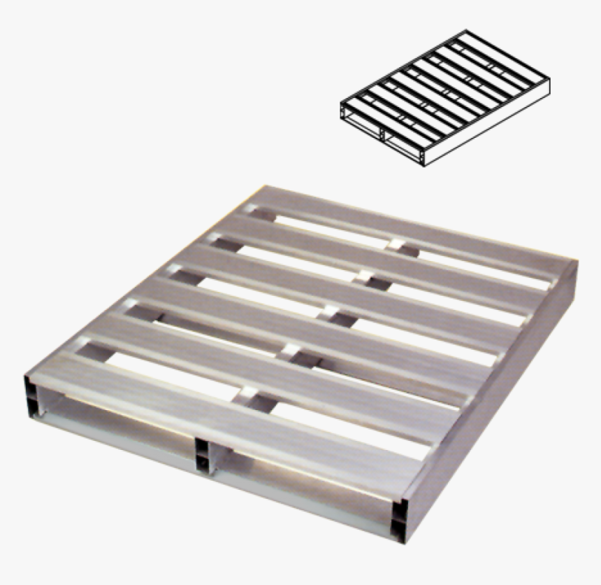 40” X 48“ Lightweight Aluminum Pallet 
 Title 40” - Wood, HD Png Download