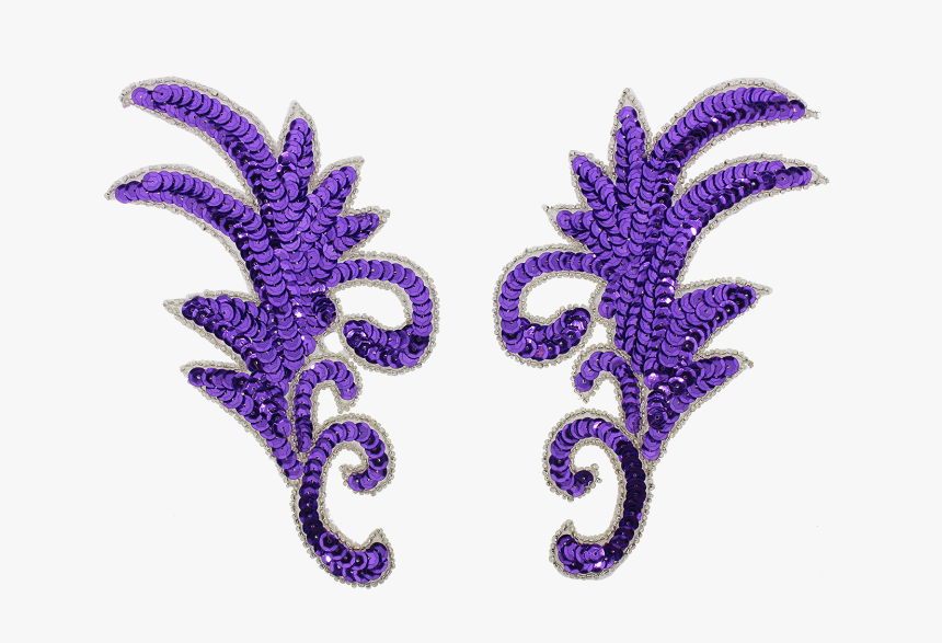 Decorative Beaded & Sequin Applique - Motif, HD Png Download