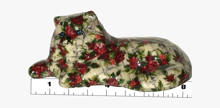 Rose Trellis Fluffy Cat - Christmas Stocking, HD Png Download