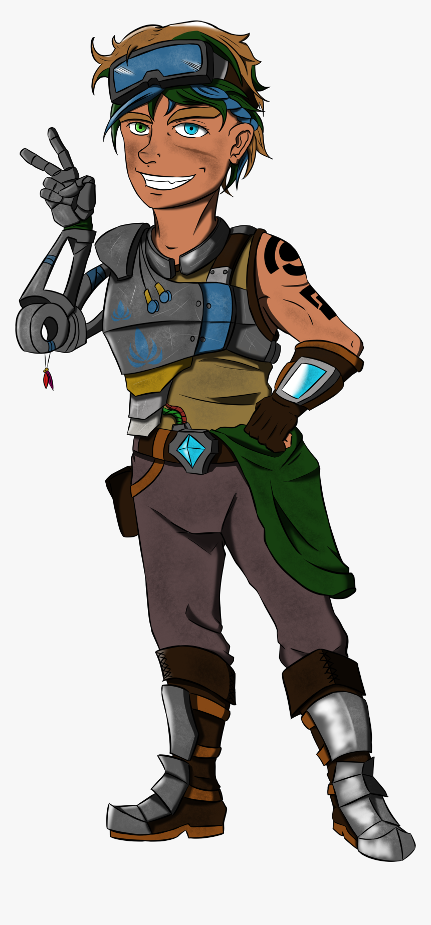 Silva The Halfling Techie, HD Png Download