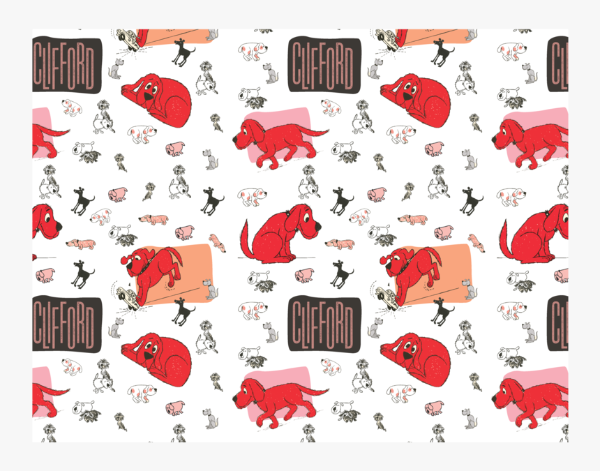 Scholastic Clifford 4patterns 081517 3 - Poppy, HD Png Download