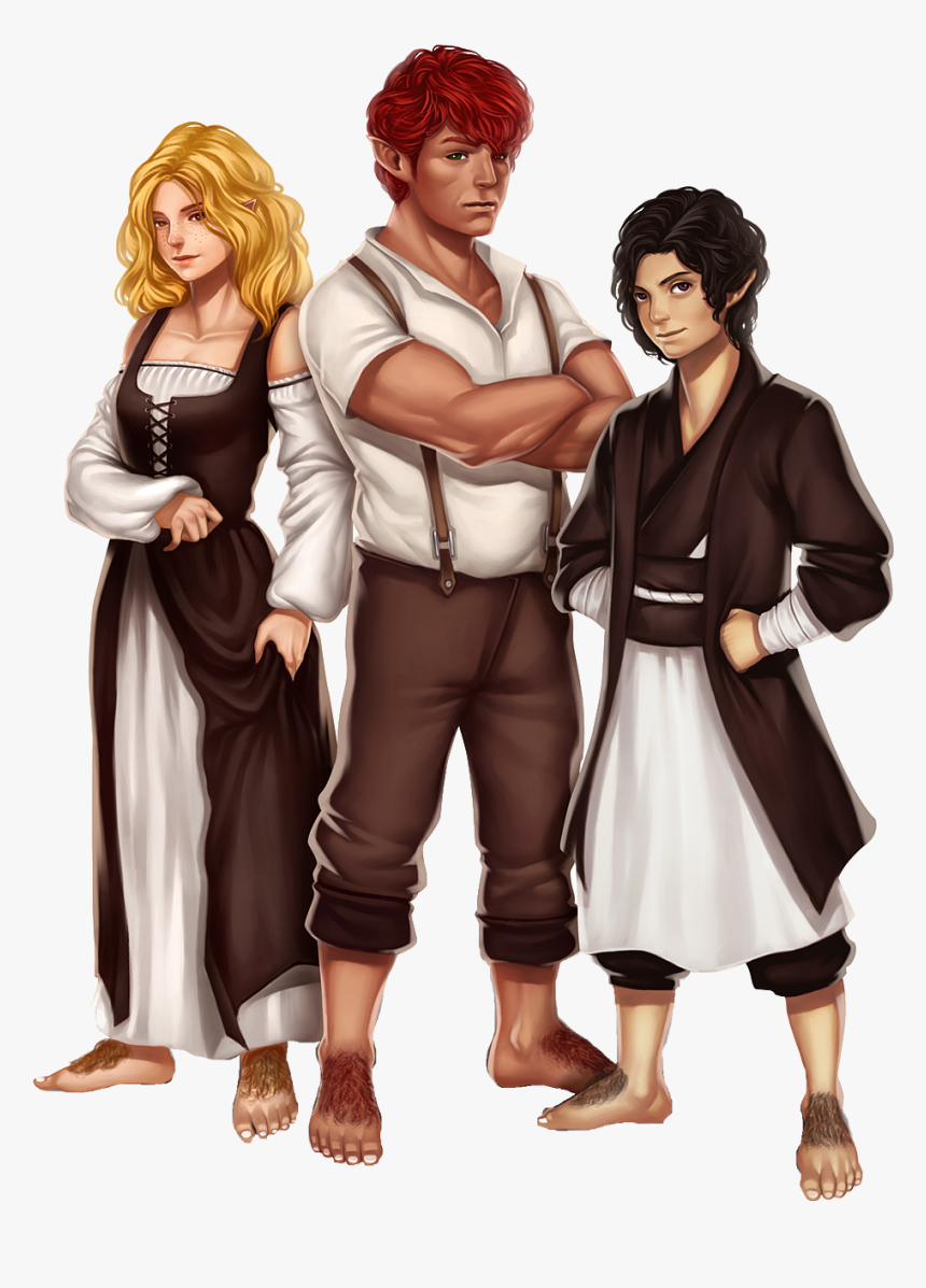 Cute Male Halfling, HD Png Download