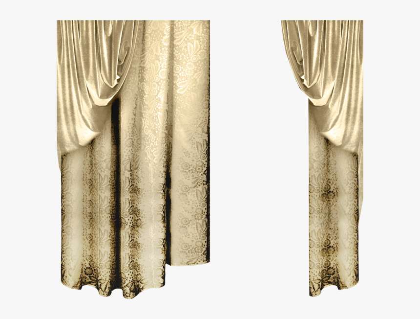 Transparent Gold Curtains Png , Png Download, Png Download