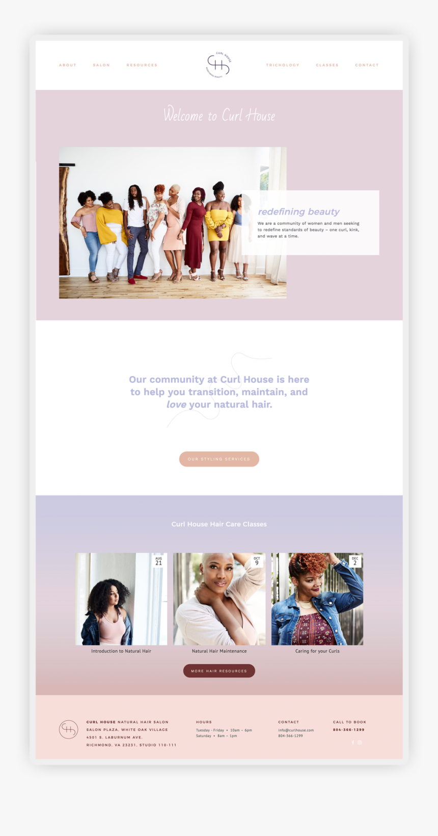 Home Page2 Curlhouse - Website, HD Png Download