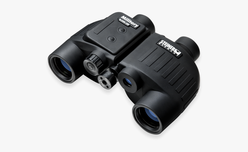 M830 Lrf Military Binocular Angled, Shown In Black - M830r Lrf 8x30 Laser Rangefinder, HD Png Download