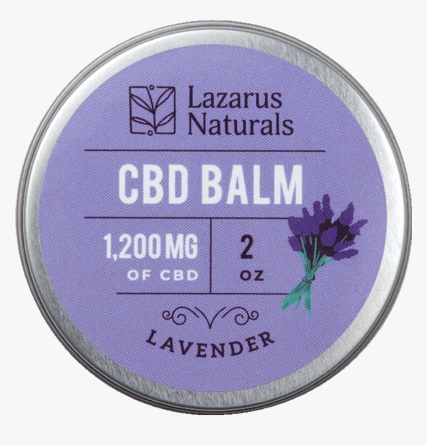 Lazarus Naturals Lavender Cbd Balm - Eye Shadow, HD Png Download