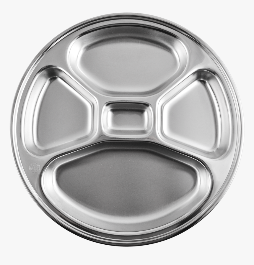 Stainless Steel Food Tray With Five Compartments, HD Png Download