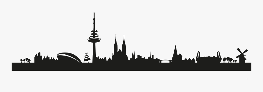 Skyline Bremerhaven Universum Science Center Silhouette - Silhouette Bremerhaven, HD Png Download