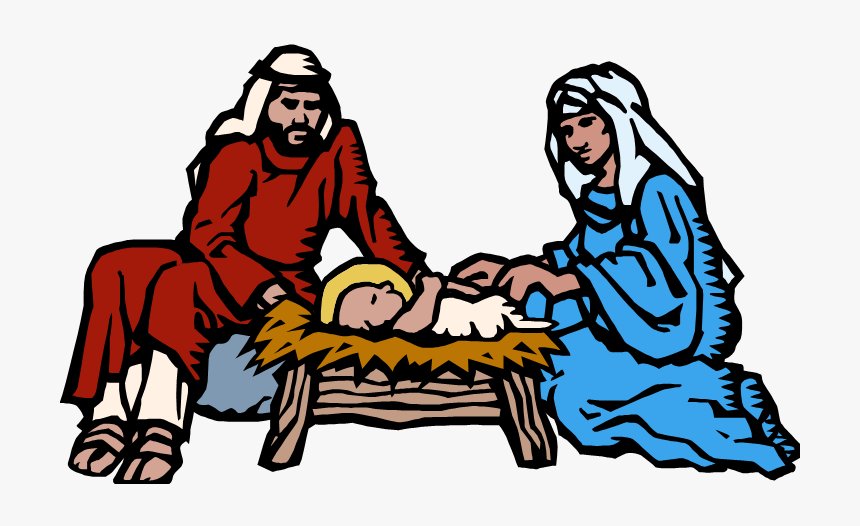 Quia Th Grade Christmas - Holy Family Nativity Photos Red Png, Transparent Png