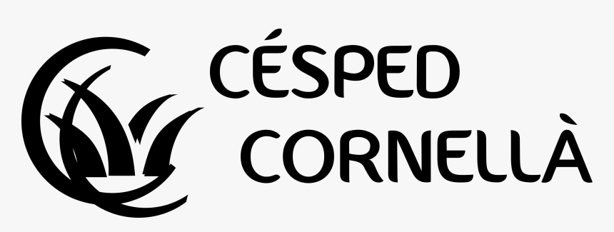 Logo Cesped Cornella Blk-min - Graphics, HD Png Download