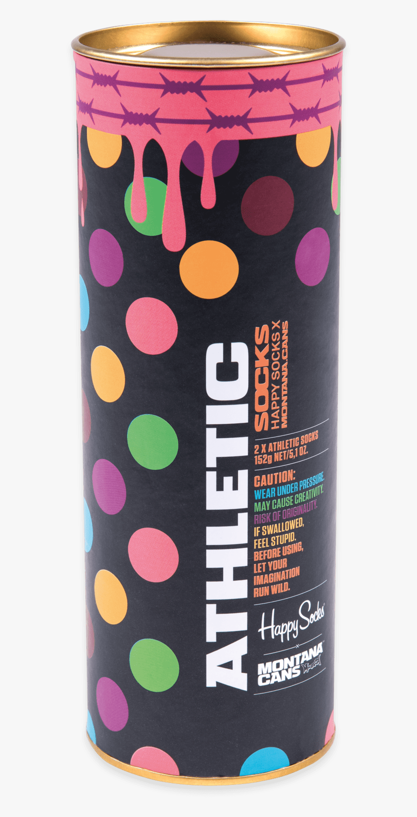 Xatm-9000 - Happy Socks - Montana Socks Tube Box - Crazy Cool,, HD Png Download