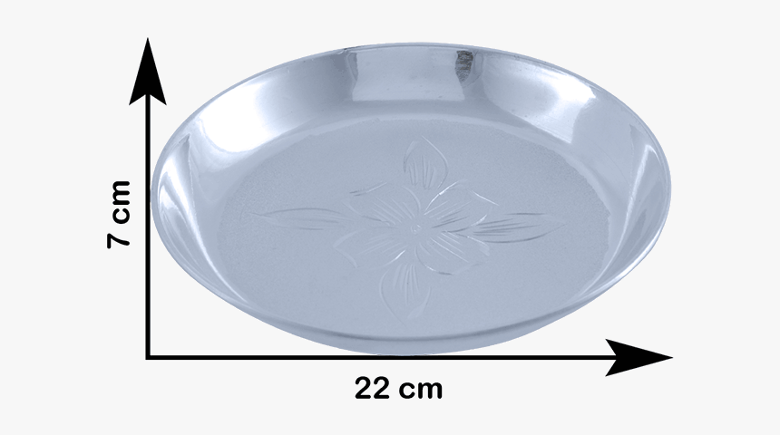 Silver Thali Glass Set - Pizza Pan, HD Png Download