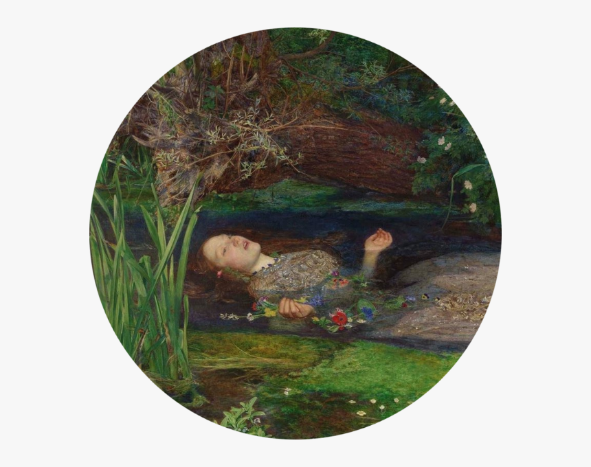 Transparent Santa Muerte Png - Millais Ophelia, Png Download